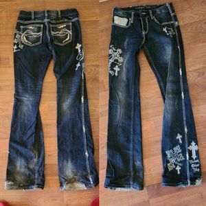 Cowgirl tuff Blessed Jean's 27x35